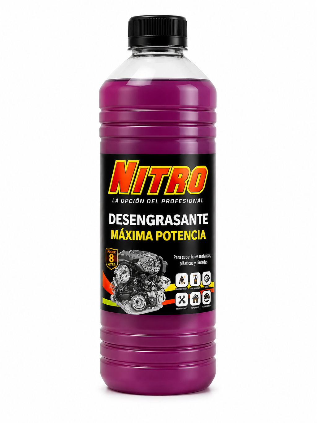 DESENGRASANTE MÁXIMA POTENCIA NITRO 900 ml